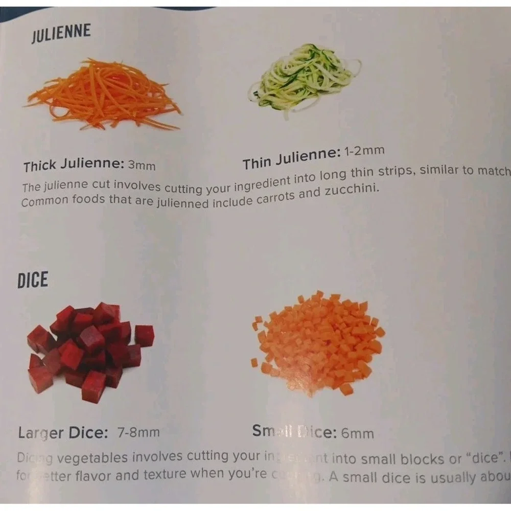 Zakarian by Dash Safe Slice Mandoline Slicer Slice Dice Julienne Matchstick READ